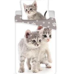 Animal Pictures Dekbedovertrek Poesjes - Eenpersoons - 140 x 200 cm - Multi