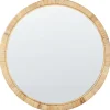 ANLEZY - Wandspiegel - Naturel - Rotan
