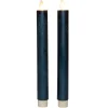 Anna's Collection LED dinerkaarsen - 2x - metallic blauw - 23 cm