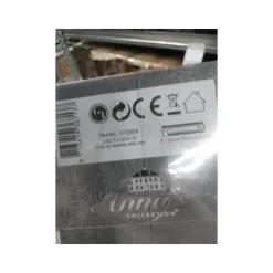 Anna's Collection Led stompkaars - wit - H15 x D7,5 cm