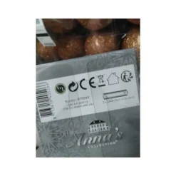 Anna's Collection Led stompkaars - zwart - H15 x D7,5 cm