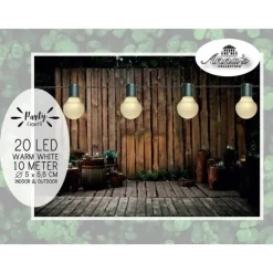 Anna's Collection Lichtsnoer - warm wit - LED - tuin - 10 m