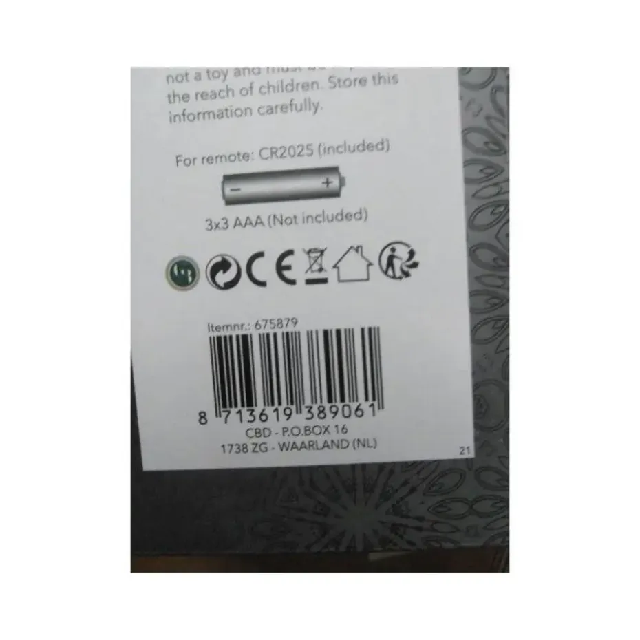 Anna's Collection Stompkaarsen - 3x - donkerroze - LED kaarsen