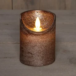 Anna's Collection Stompkaars - LED - brons - H10 cm