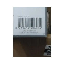 Anna's Collection Stompkaars - LED - berkenhout bruin - H10 cm