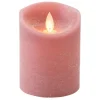 Anna's Collection Stompkaars - LED - antiek roze - H10 cm
