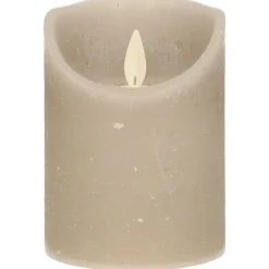 Anna's Collection Stompkaars - LED - taupe - H10 cm