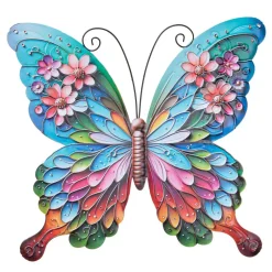 Anna's Collection Tuindecoratie vlinder - 17 x 18 cm - metaal