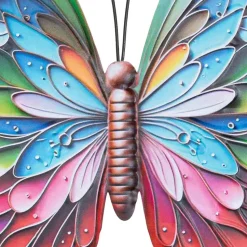 Anna's Collection Tuindecoratie vlinder - 29 x 32 cm - metaal