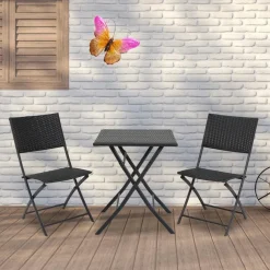 Anna's Collection Tuindecoratie vlinder - roze - 44 x 32 cm