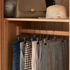 Antislip kledinghangers - 40 cm lang - 20 stuks - zilvergrijs