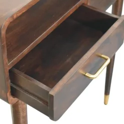 Apollo Loop Console, 2 Lades en Open Gleuf, Donkerbruin