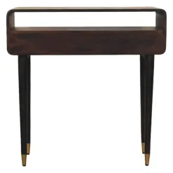 Apollo Loop Console, 2 Lades en Open Gleuf, Donkerbruin