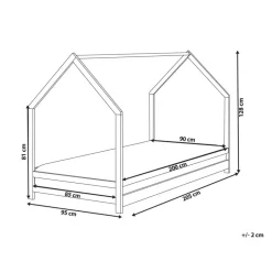APPY - Kinderbed - Wit - 90 x 200 cm - Dennenhout