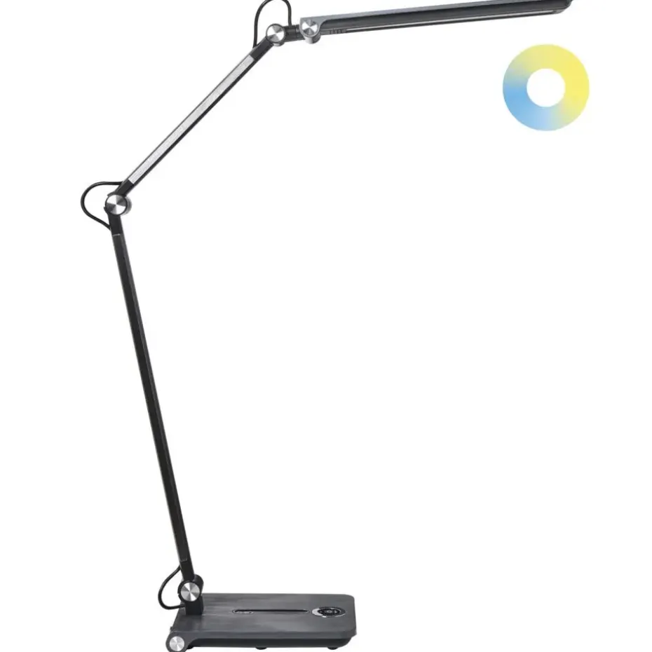 AQUILA - Bureaulamp LED - Grijs - Synthetisch materiaal