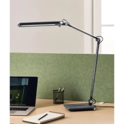 AQUILA - Bureaulamp LED - Grijs - Synthetisch materiaal