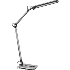 AQUILA - Bureaulamp LED - Zilver - Synthetisch materiaal