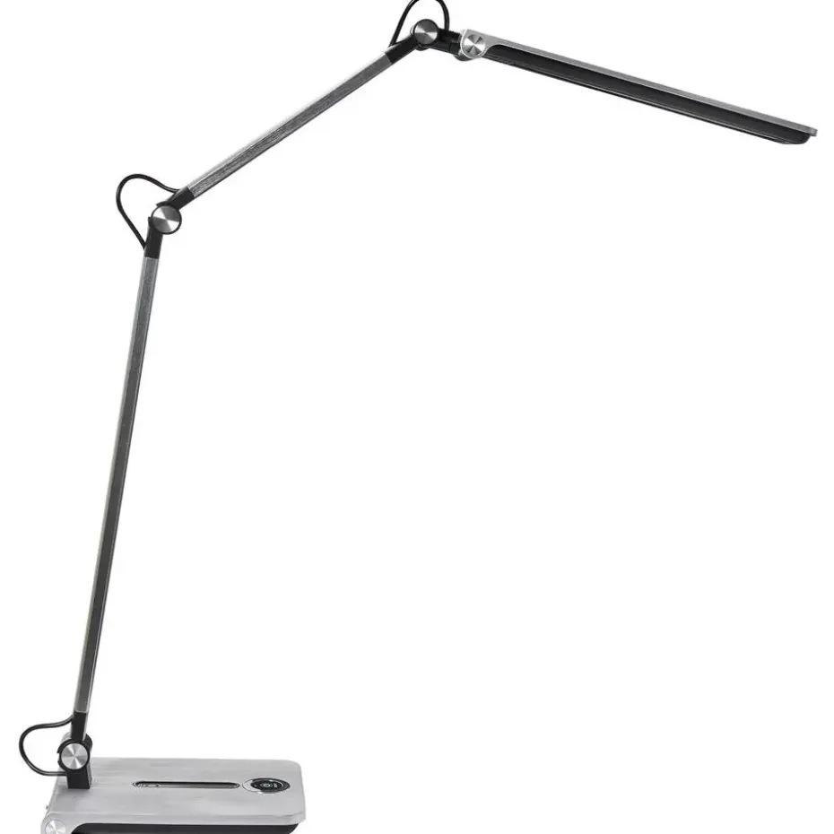 AQUILA - Bureaulamp LED - Zilver - Synthetisch materiaal