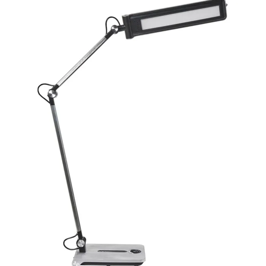 AQUILA - Bureaulamp LED - Zilver - Synthetisch materiaal
