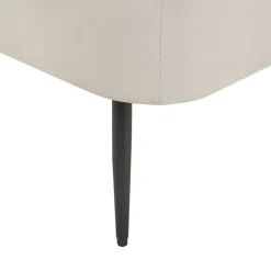 ARCEY - Chaise longue - Wit/Oranje - Fluweel