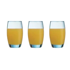 Arcoroc Drinkglazen - 6x stuks - transparant blauw - 350 ml