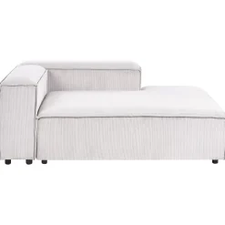 ARDAL - Chaise longue - Off-white - Linkszijdig - Corduroy