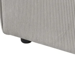 ARDAL - Chaise longue - Taupe - Rechtszijdig - Corduroy