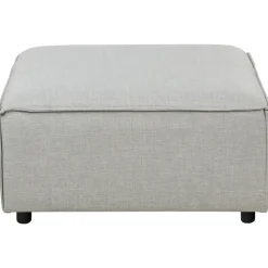 ARDAL - Ottomaan - Lichtgrijs - Polyester