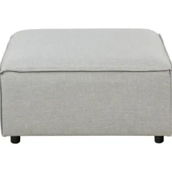 ARDAL - Ottomaan - Lichtgrijs - Polyester