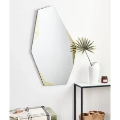 ARGUEL - Wandspiegel - Goud - 68 x 120 cm - Glas