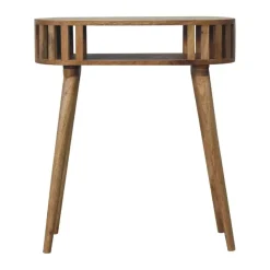 Ariella sidetable, 1 open plank, beige