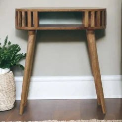 Ariella sidetable, 1 open plank, beige