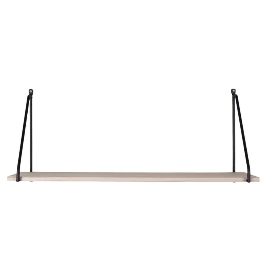 Arnhem Shelf - plank met zwart frame en een naturel houten plank