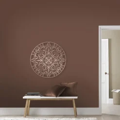 Art for the Home - Metal Art - Luxe mandala roségoud D80cm
