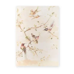 Art for the Home Canvas Geschilderde Details Sunset Birds 70x50cm