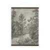 Art for the Home Hangende Poster Linnen 80x60cm - Jungle Sepia