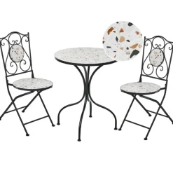 ARTENA - Bistroset - Zwart - IJzer