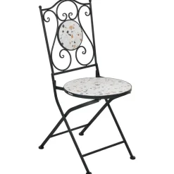 ARTENA - Set van 2 tuinstoelen - Zwart - IJzer