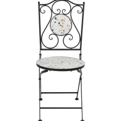 ARTENA - Set van 2 tuinstoelen - Zwart - IJzer