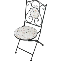 ARTENA - Set van 2 tuinstoelen - Zwart - IJzer