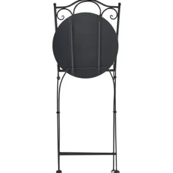 ARTENA - Set van 2 tuinstoelen - Zwart - IJzer