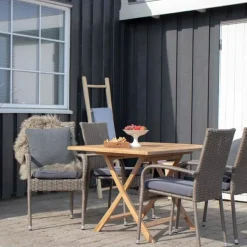 Artichok Jane inklapbare houten tuintafel - 120 x 80 cm