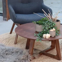 Artichok Milou Jute Vloerkleed Ø 180 cm - Naturel