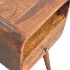 Artisan Furniture Massief Houten Kastanje Nachtkastje