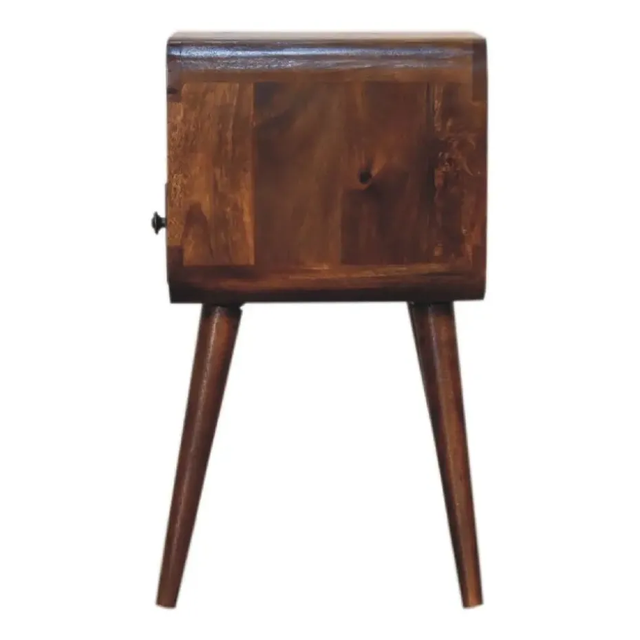 Artisan Furniture Massief Houten Kastanje Nachtkastje