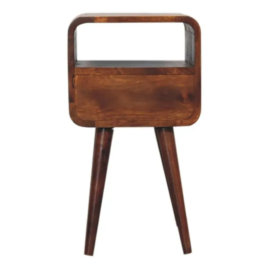 Artisan Furniture Massief Houten Kastanje Nachtkastje