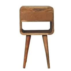 Artisan Furniture Massief Houten Eiken Curve Nachtkastje