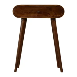 Artisan Furniture Solid hout Ronde Kastanje Sidetable