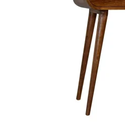 Artisan Furniture Solid hout Ronde Kastanje Sidetable