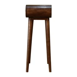 Artisan Furniture Solid hout Ronde Kastanje Sidetable